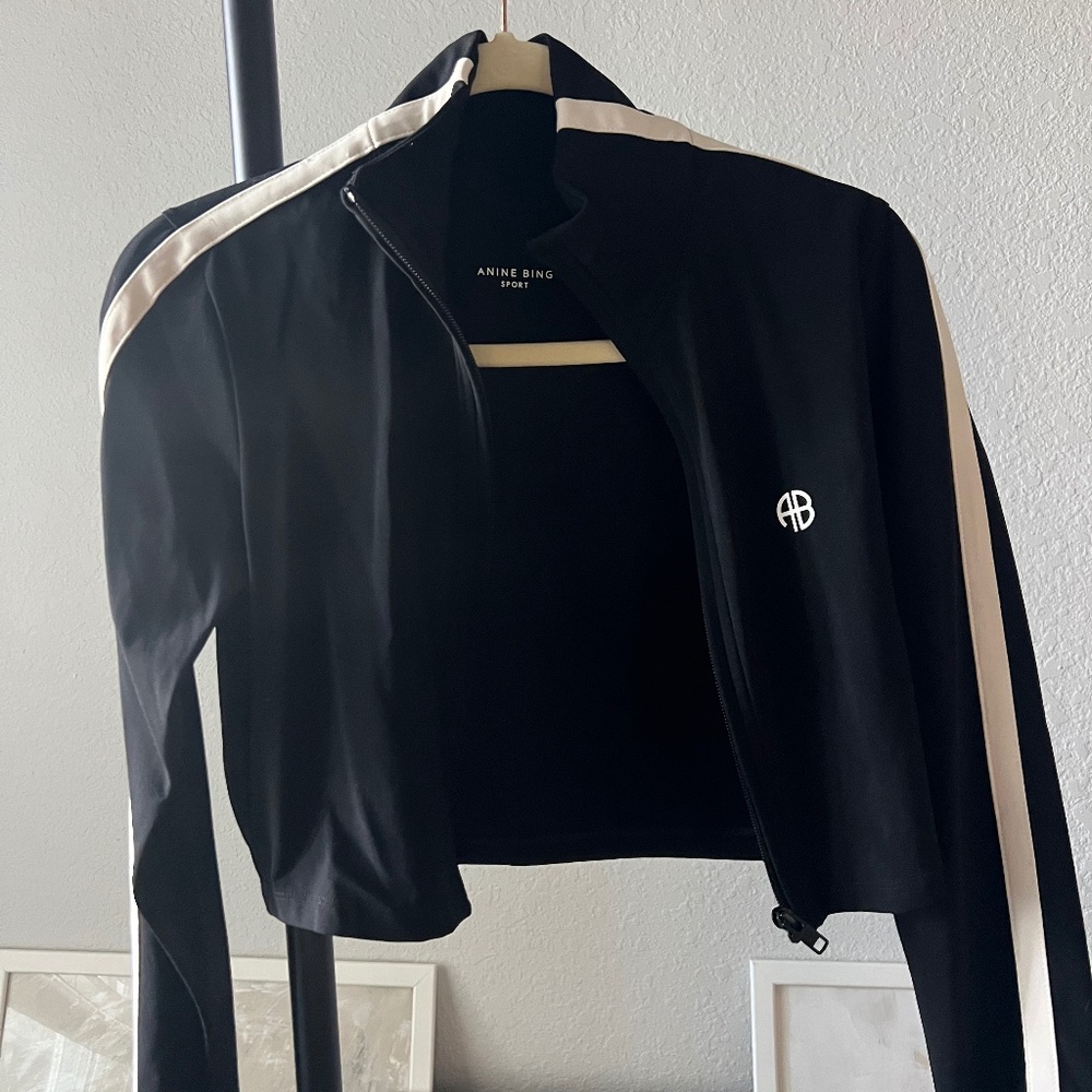 Anine Bing Cropped Active Jacket